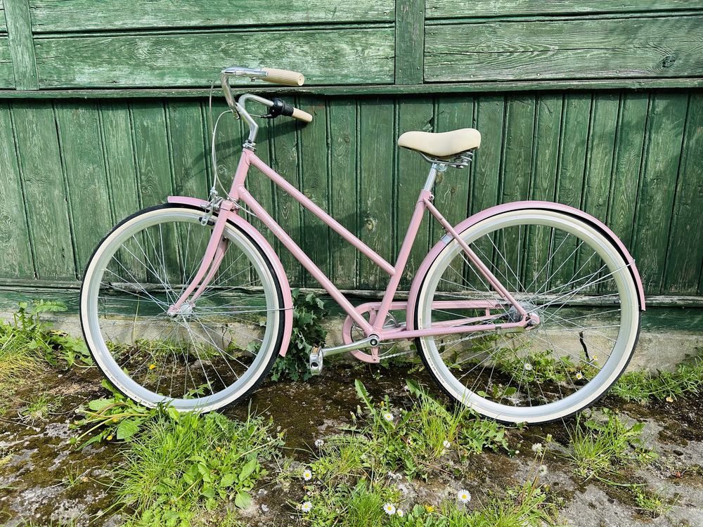 Baltica Gdynia Sport 28 rower miejski pudrowy róż NOWY
