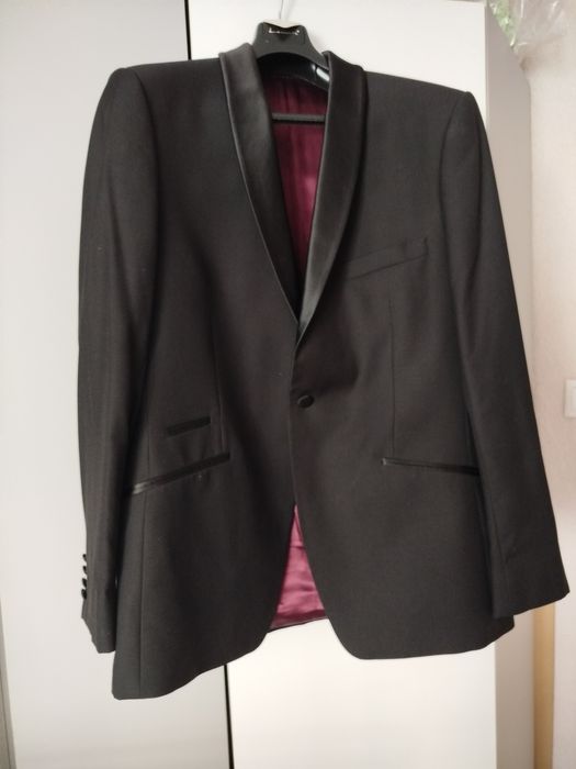 Garnitur smokingowy czarny rozmiar 188-192