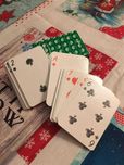 Baralho de cartas vintage