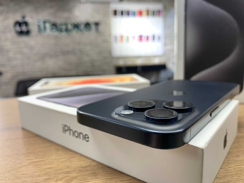 iPhone 15 Pro 256GB (Blue Titanium) Neverlock. Кредит. Гарантія.