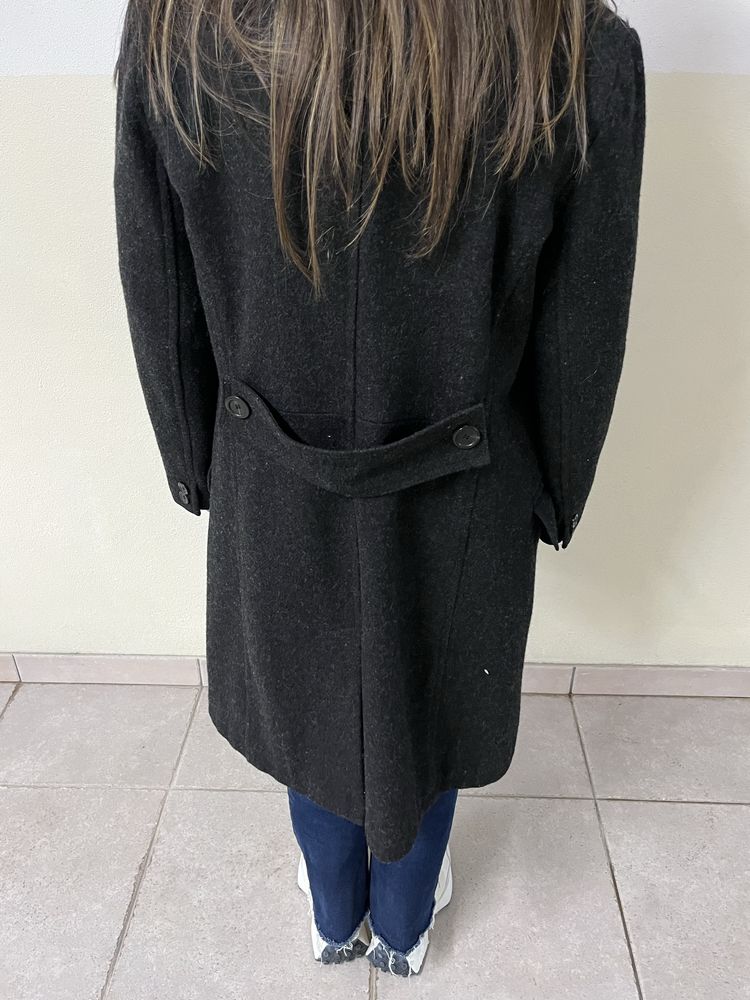 Sobretudo Cinzento Massimo Dutti