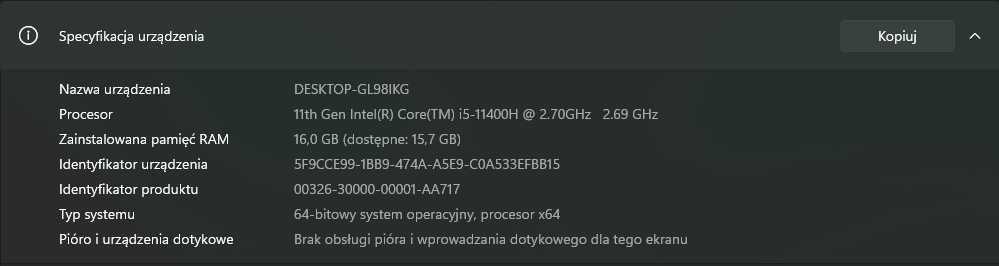 Laptop Gamingowy Asus 3050 ti !! Dysk 1,5 Tb !! . Etui GRATIS !!