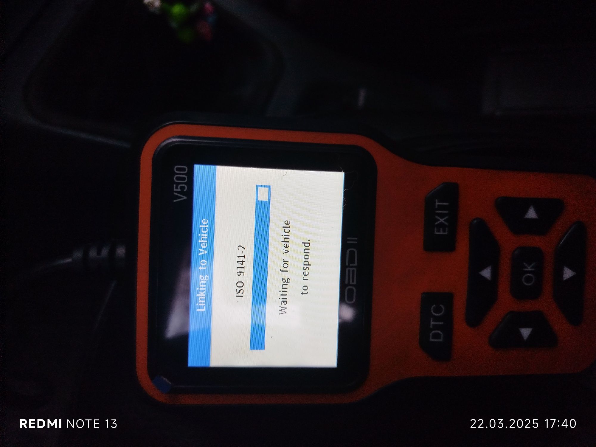 Автомобільний діагностичний сканер OBD2 V500