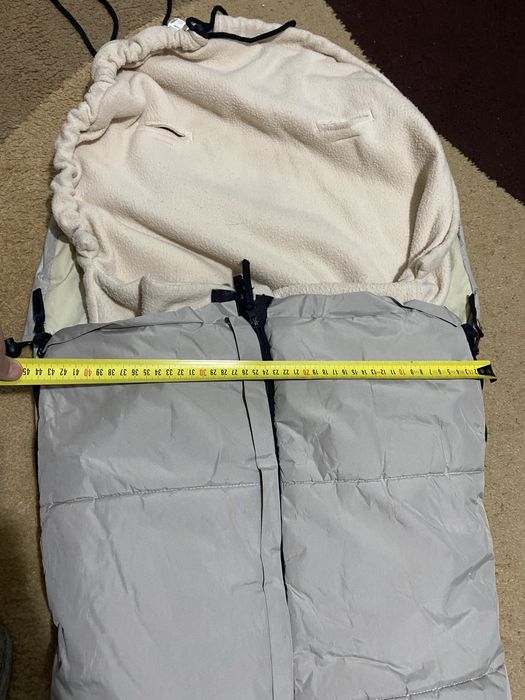 Конверт в коляску зимовий подвійний