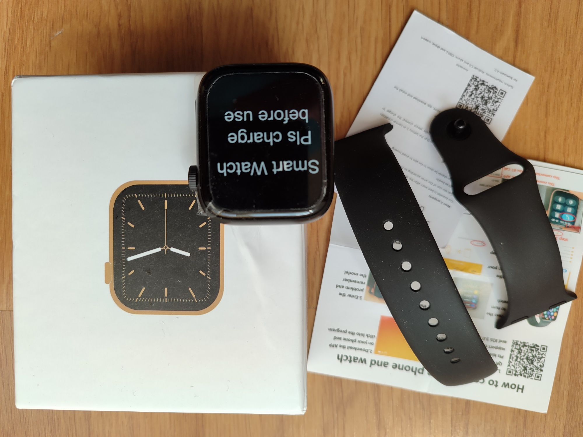 Смарт годинник часы браслет Smart Watch  wireless charge