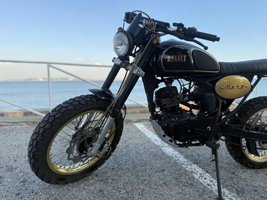 Bullit Hero 125 Preta e Dourada - 01/2021