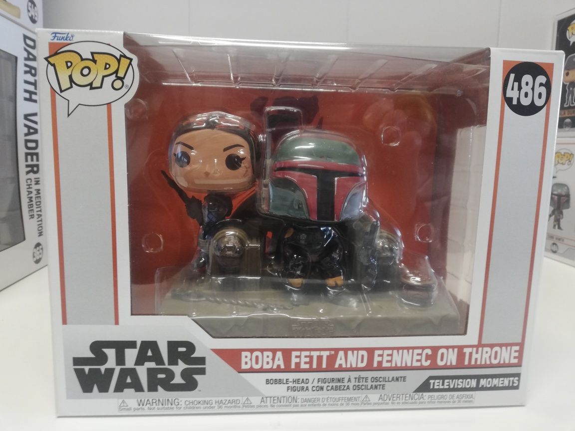 Pop star wars 486 Boba Fett on throne