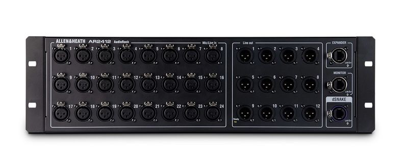 Allen Heath Qu 32 w case plus Stagebox AR 24/12