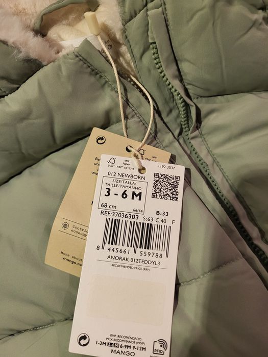 Kombinezon nowy Mango 3-6 M