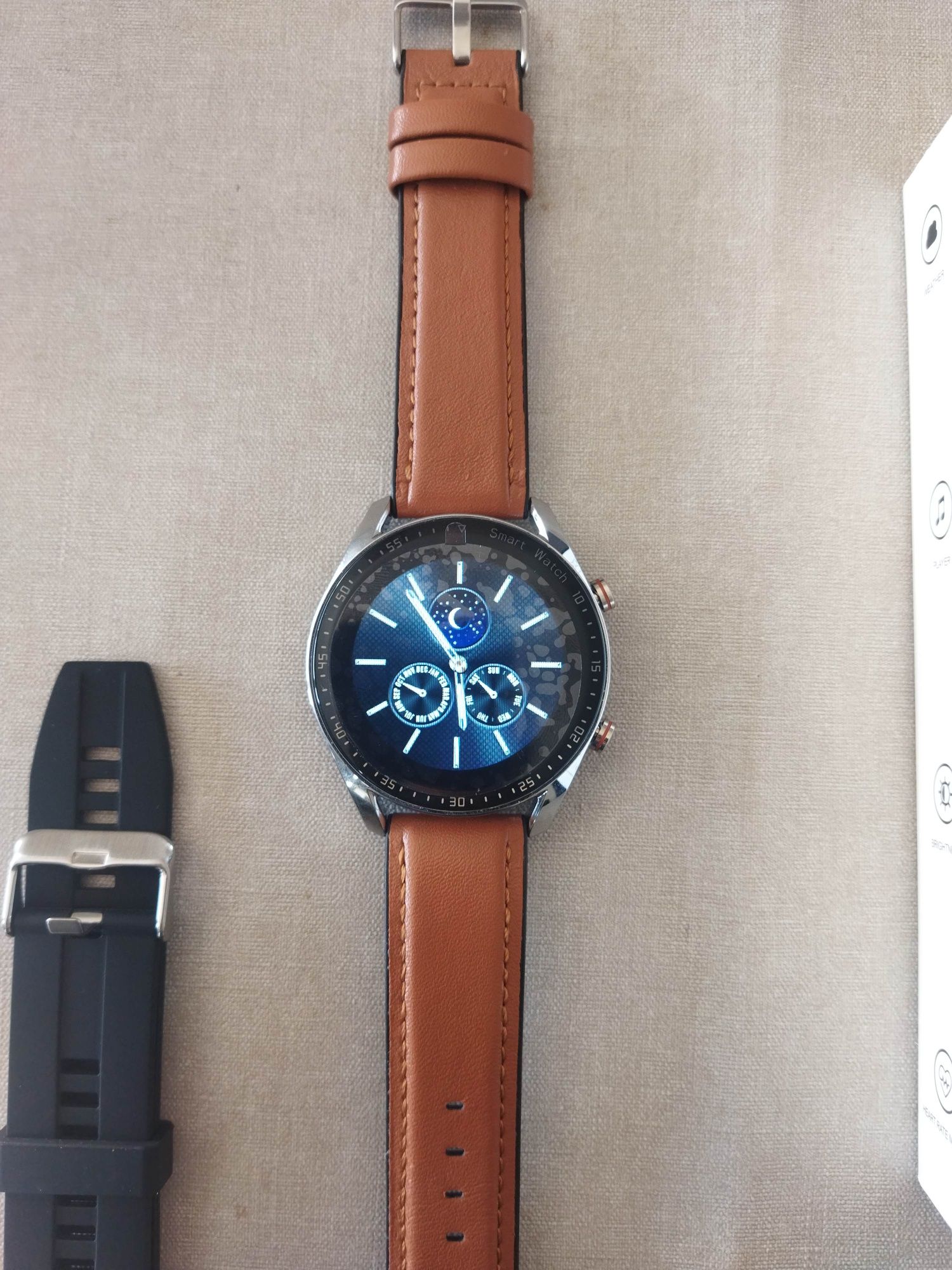 Smart watch smartwatch, muito elegante completo e novo na caixa