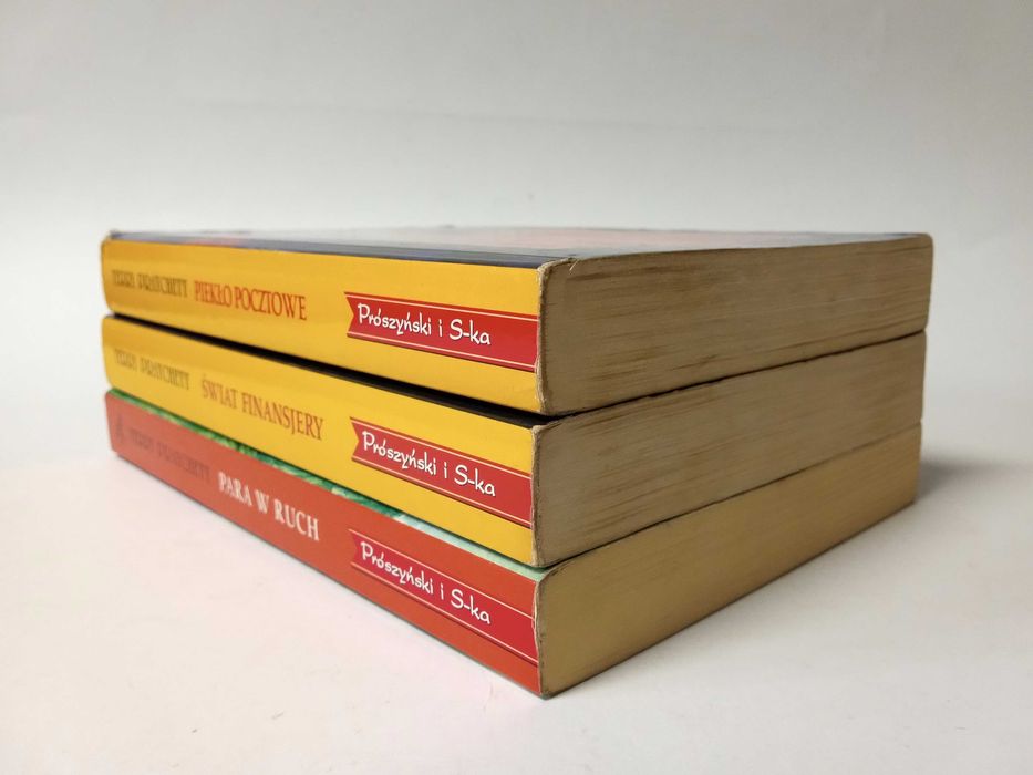 Terry Pratchet - 3 książki z serii o Moiście von Lipwigu