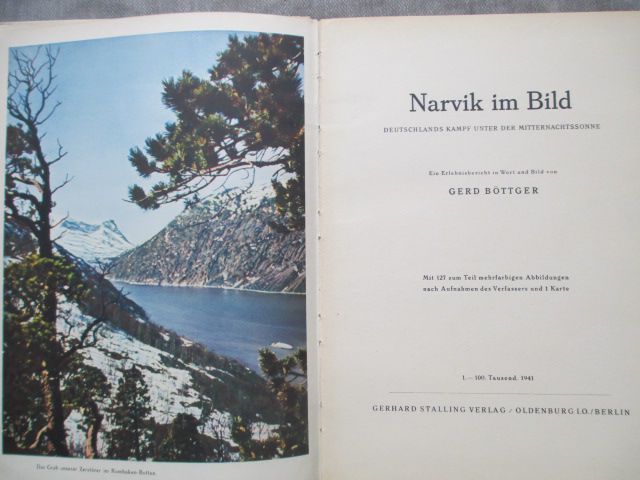 livro Narvik im Bild alemao 1941 gerd bottger