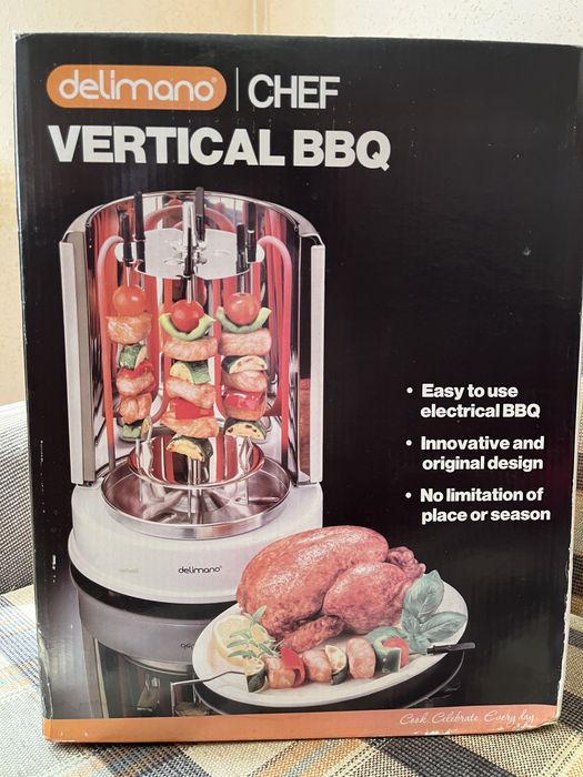 Гриль вертикальний delimano chef vertical bbq