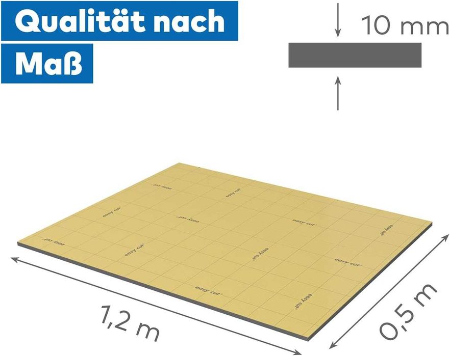 Base para pisos de parquet e laminados 12m2