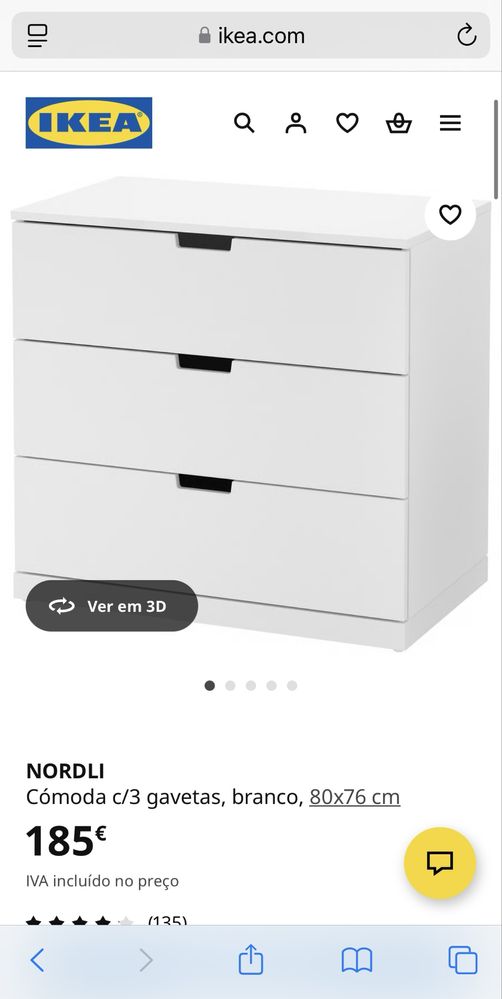 comoda nordli ikea