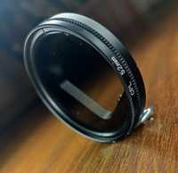 Filtr polaryzacyjny CPL 52mm kołowy GoPro 5 6 7 z uchwytem filtrów 52m