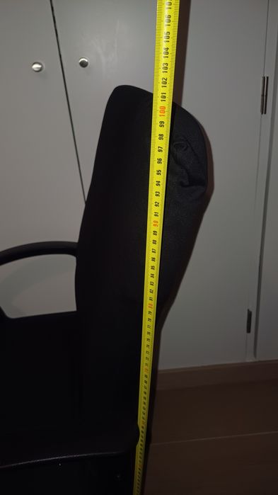 Cadeira escritorio com capa altura ajustável