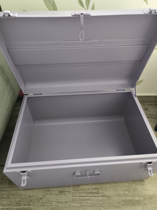 Mala de arrumação em aço lilás