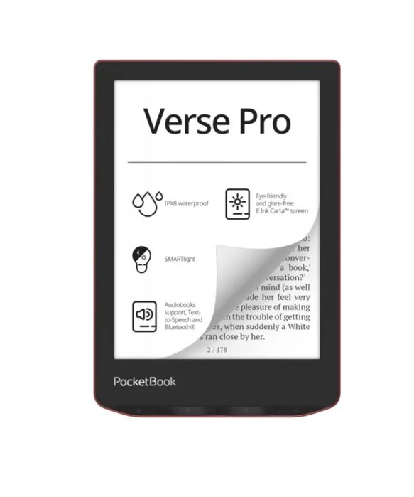 Електронна книга PocketBook 634 Verse Pro Passion Red (PB634-3-CIS)