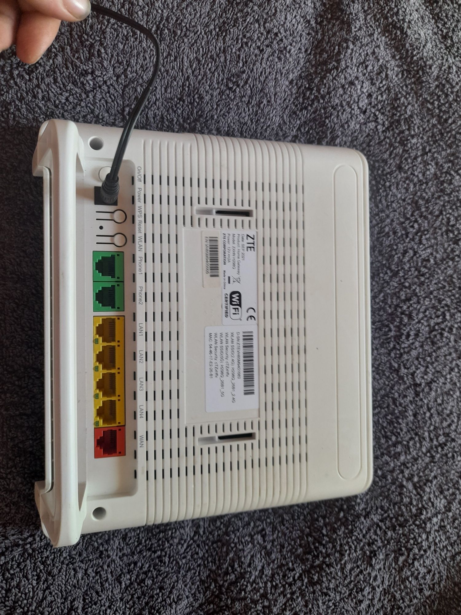Router WiFi 4g/5g zte h298q