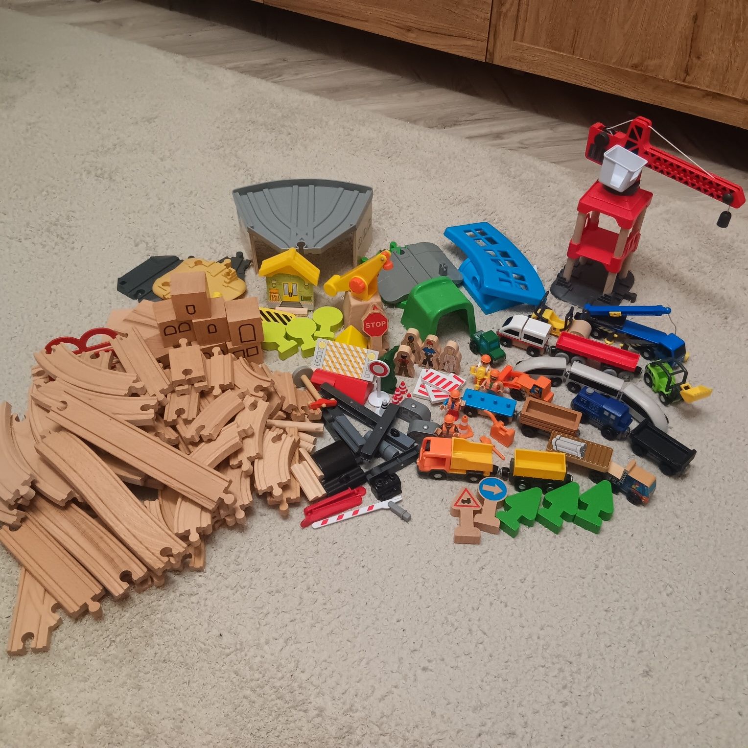 Klocki drewniane Ikea+Lidl