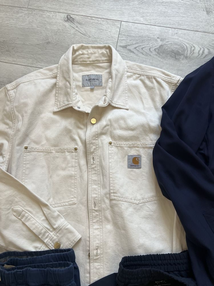 Сорочка Carhartt піджак Boggi Milano Штани White Stand