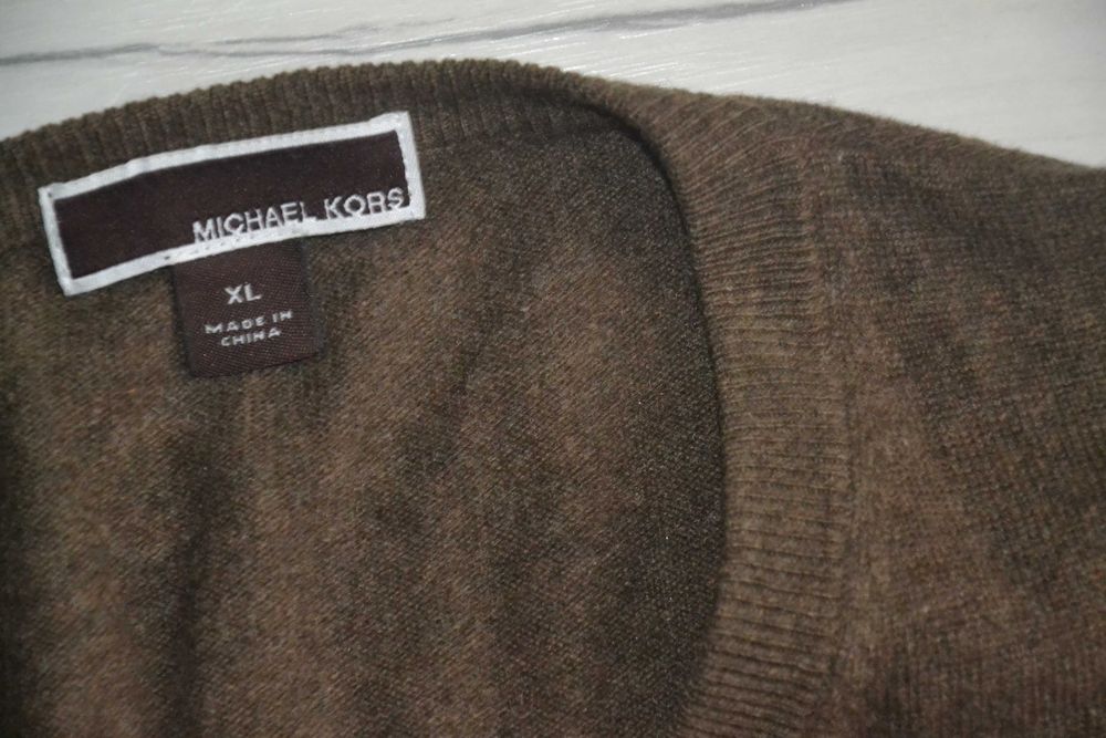 michael kors  kaszmirowy sweter sweterek   xl męski