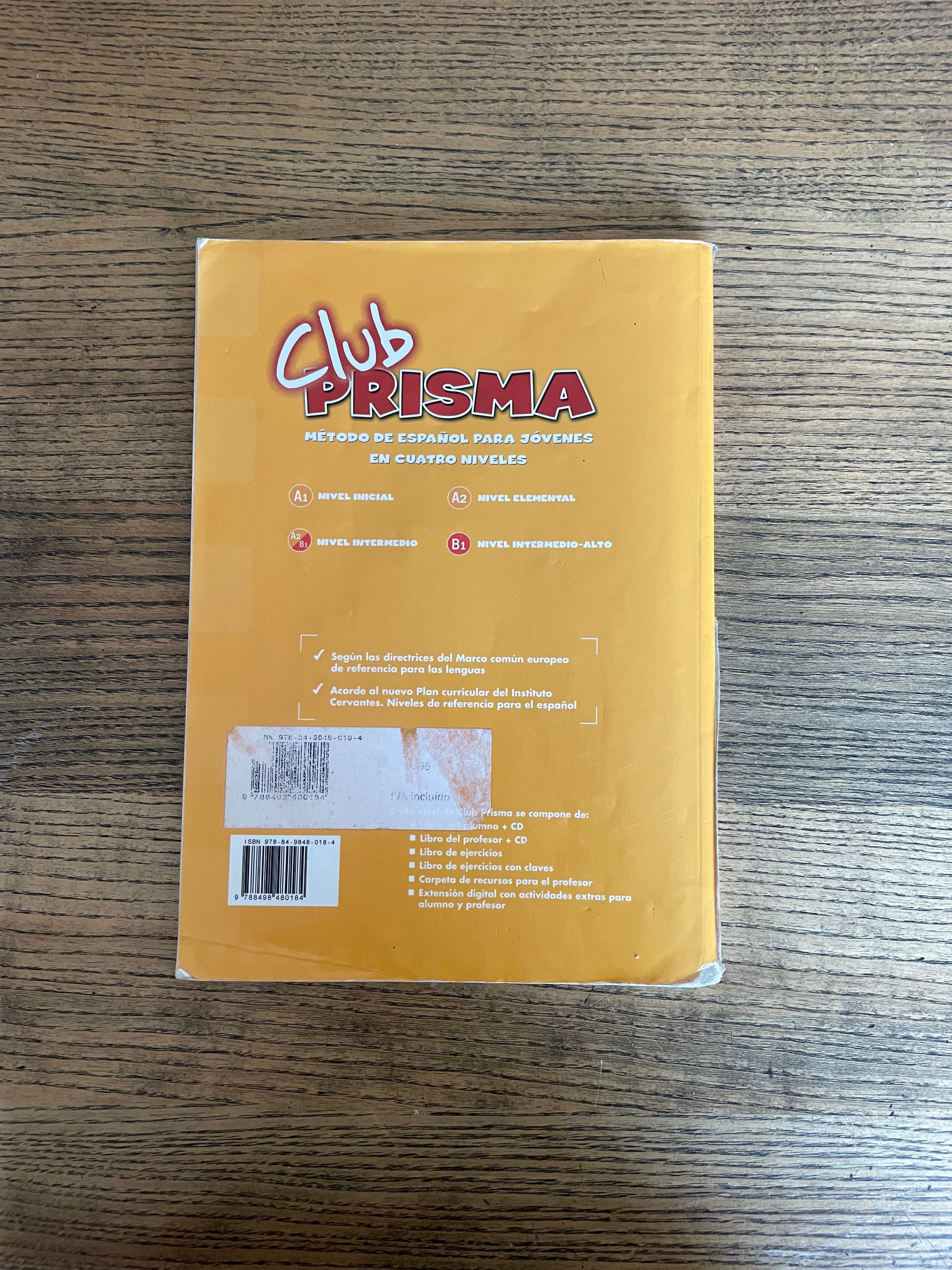 Manual Espanhol 7º ano - Club Prisma A2/B1