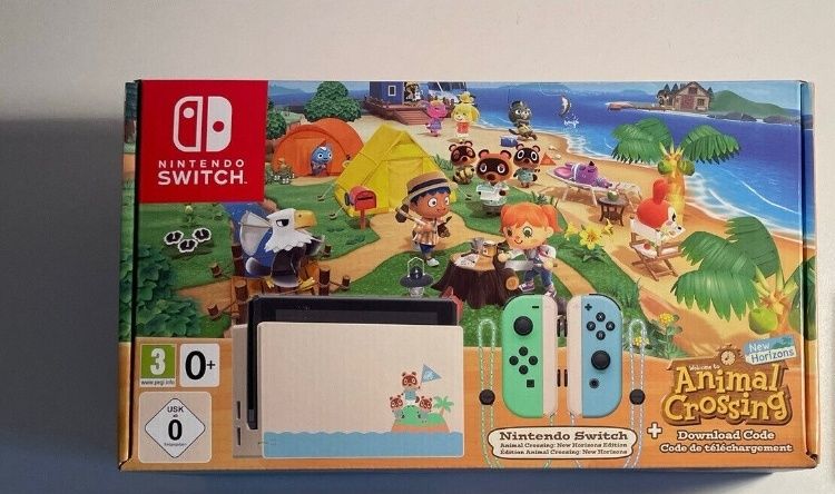 Nintendo Switch V2 Animal Crossing Edition