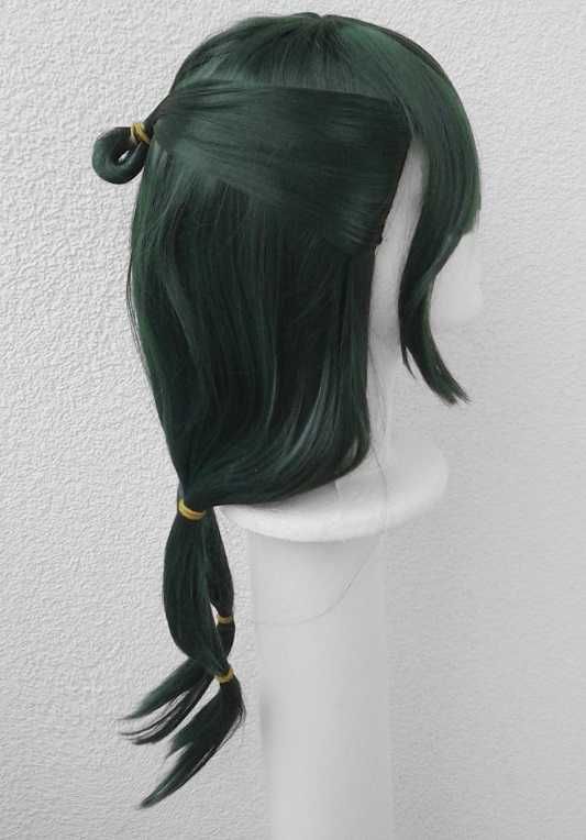Maomao The Apothecary Diaries zielona ciemna peruka cosplay wig