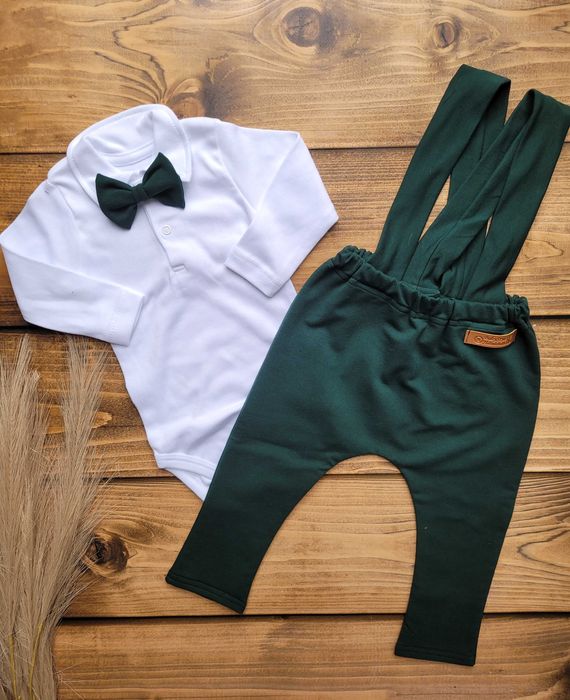 Elegancki komplet garniturek roczek chrzest święta sesja HANDMADE 74