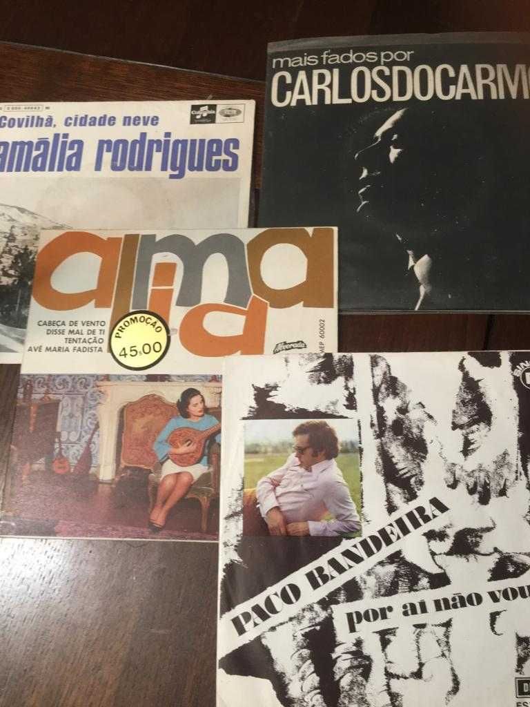 Discos Vinil (Amália RodrigUES, Roberto Carlos, Fados de coimbra..)