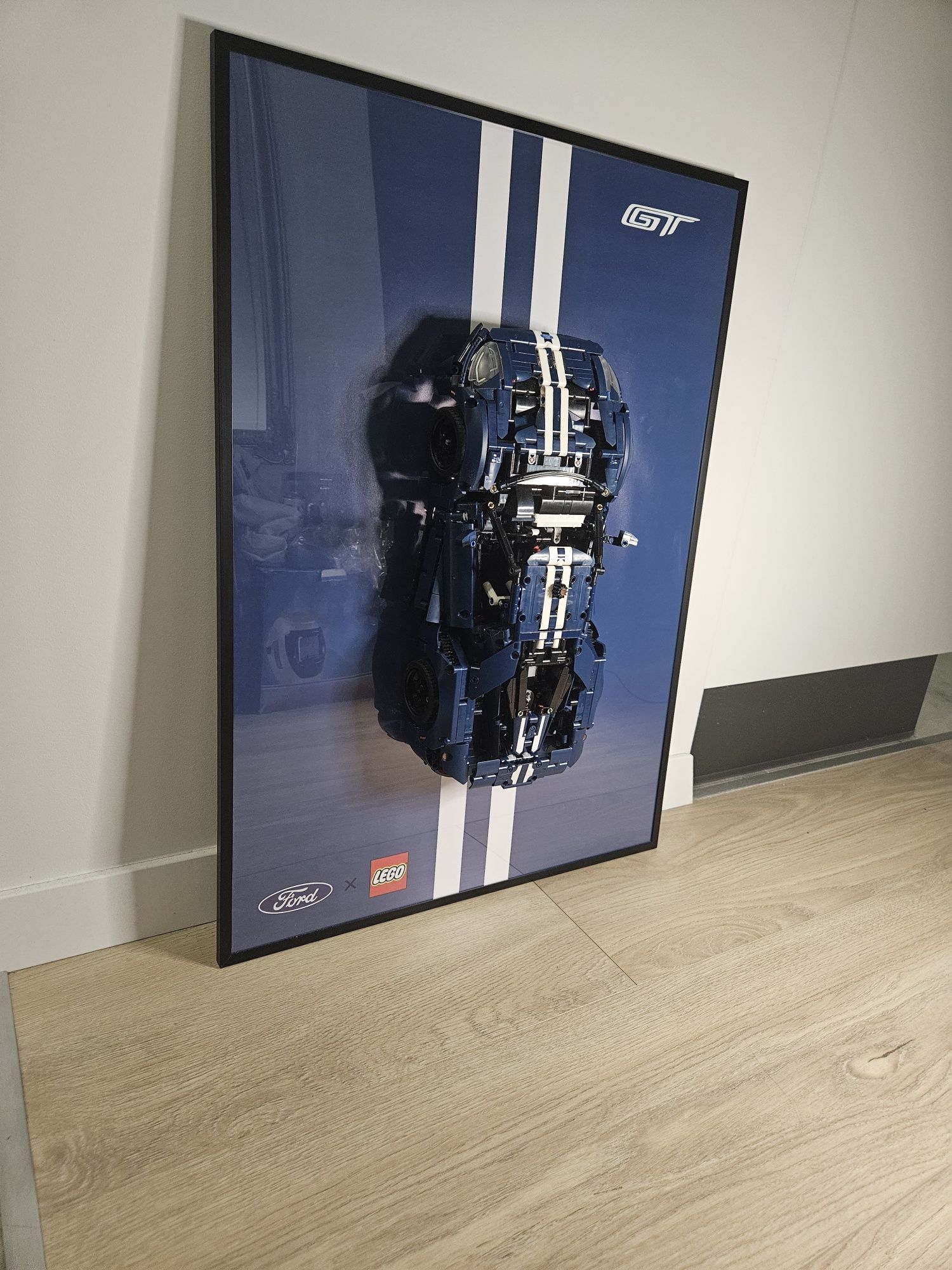 Rama aluminiowa 50x80 do ekspozycji ściennej lego