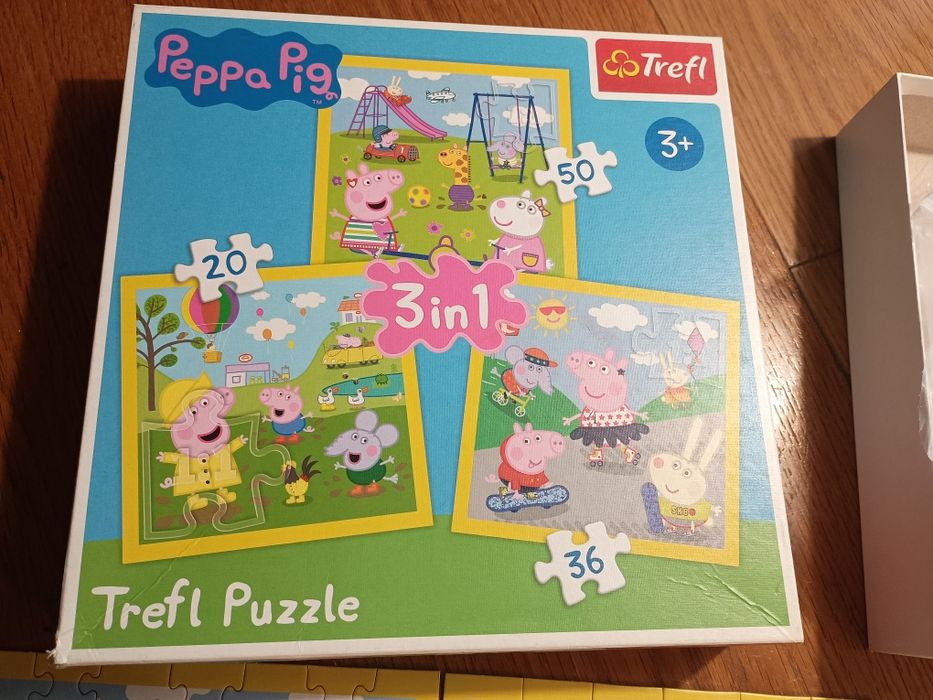 Puzzle Świnka Peppa 3w1 Trefl