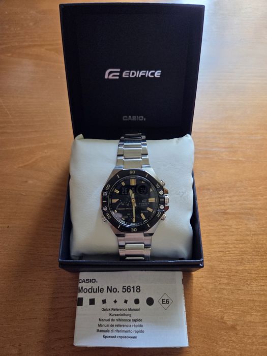 Casio Edifice Novo Modelo ECB-10DB-1A9 factura e garantia