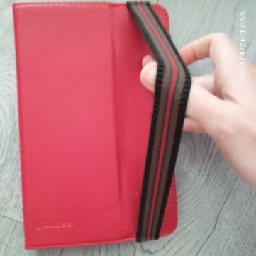 Etui Pokrowiec Futerał Na Tablet Z Gumką Czerwone Wino Vakoss