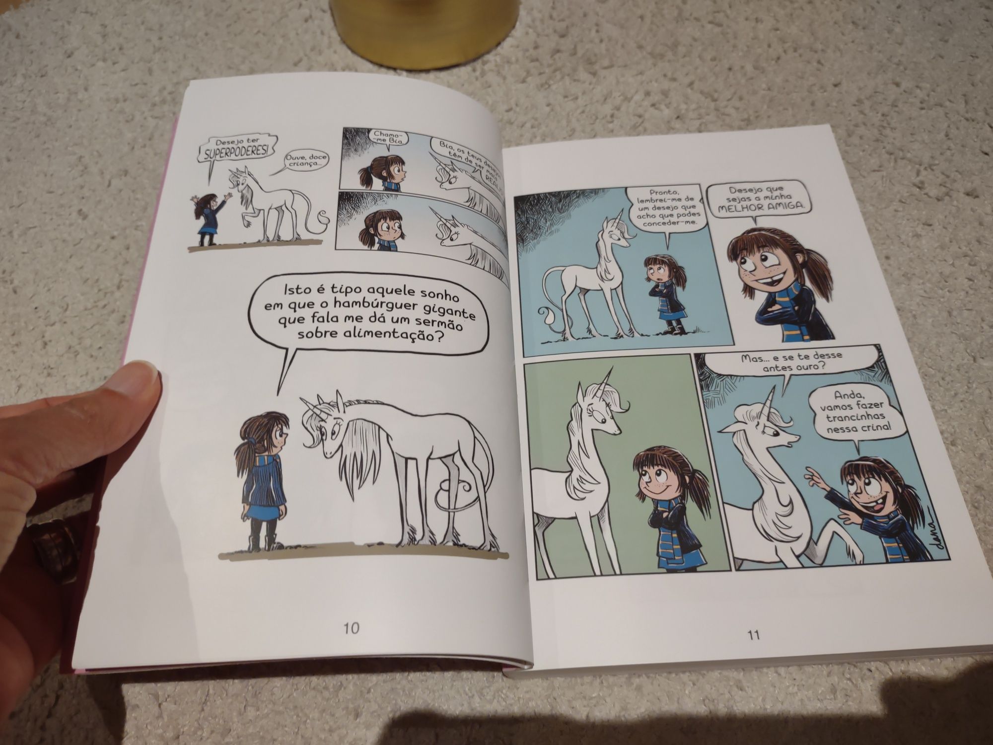 Livro Bia e o Unicórnio
