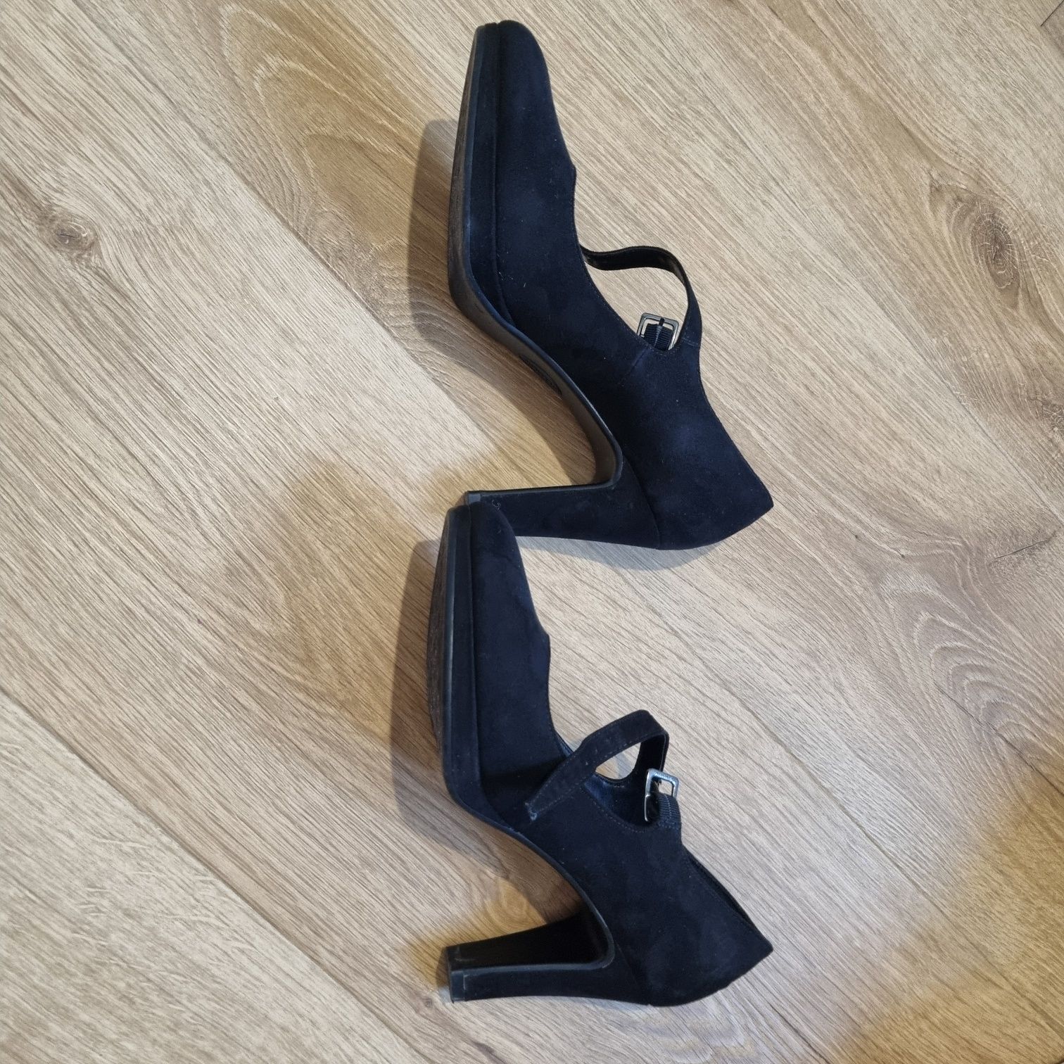 Buty eleganckie czarne damskie
