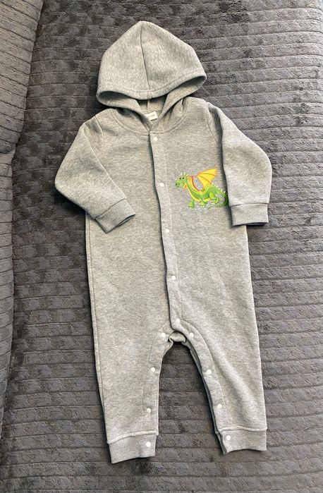 Ромпери чоловічки на флісі 12-18 міс