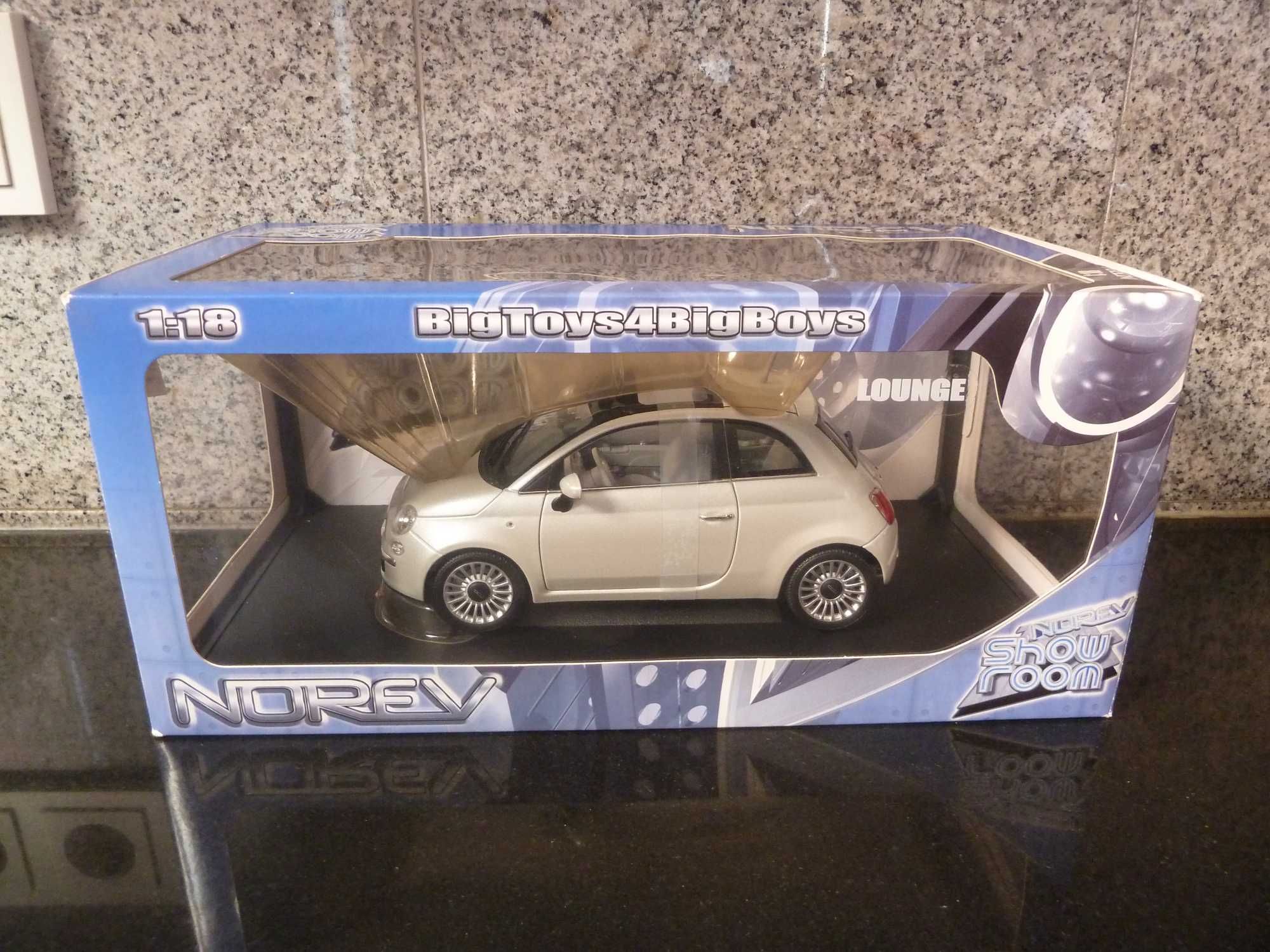 1:18 Norev, Fiat Nuova 500, AutoArt, Minichamps