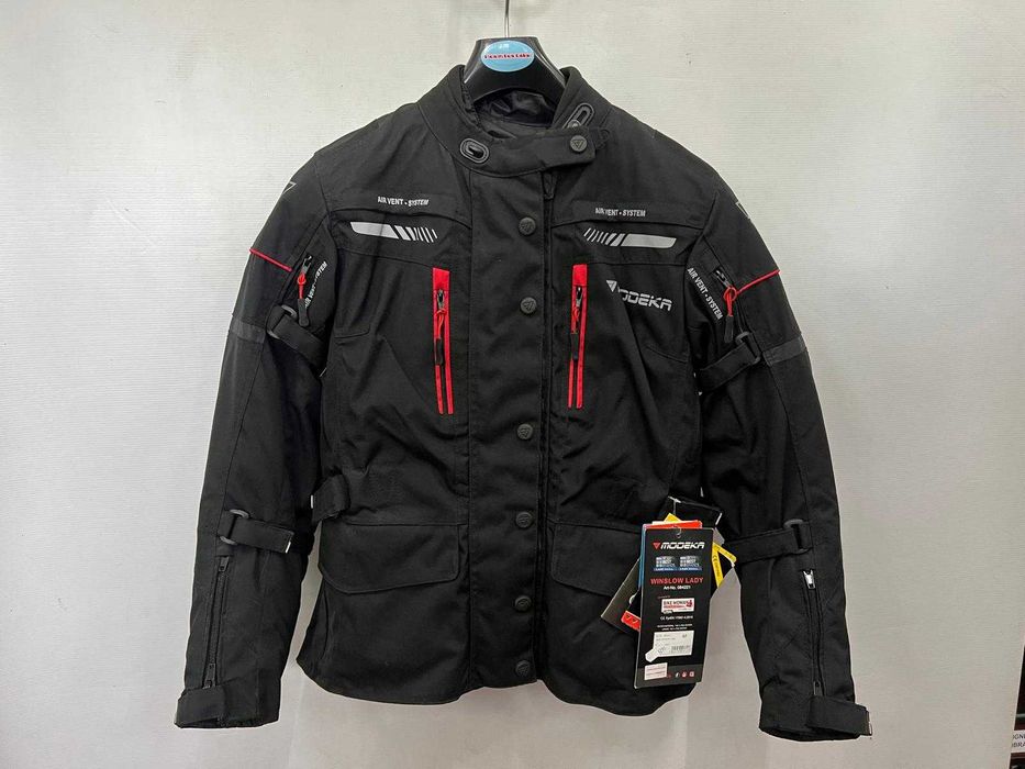 Kurtka motocyklowa damska MODEKA Winslow czarna rozmiar 40 nowa