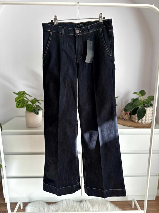Spodnie dżinsowe dzwony z mankietami 40 SARA KELLY SPG0011