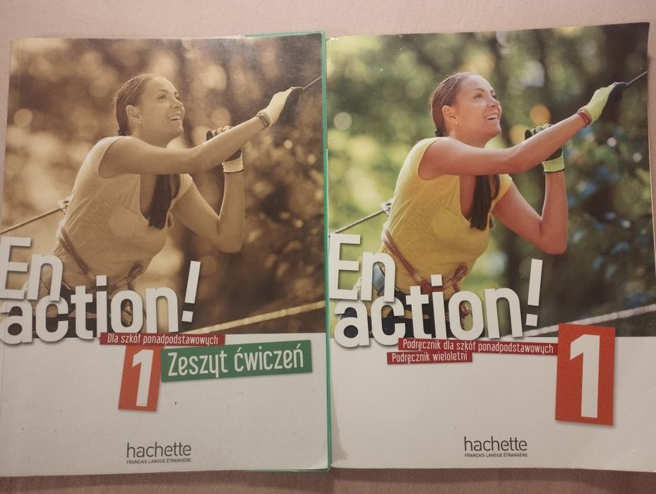 Podręcznik i zeszyt ćwiczeń En action 1 hachette