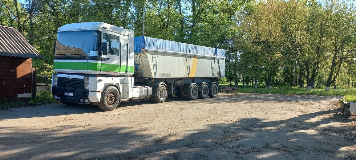 Renault Magnum Комплект самоскид, тара 14.3т.