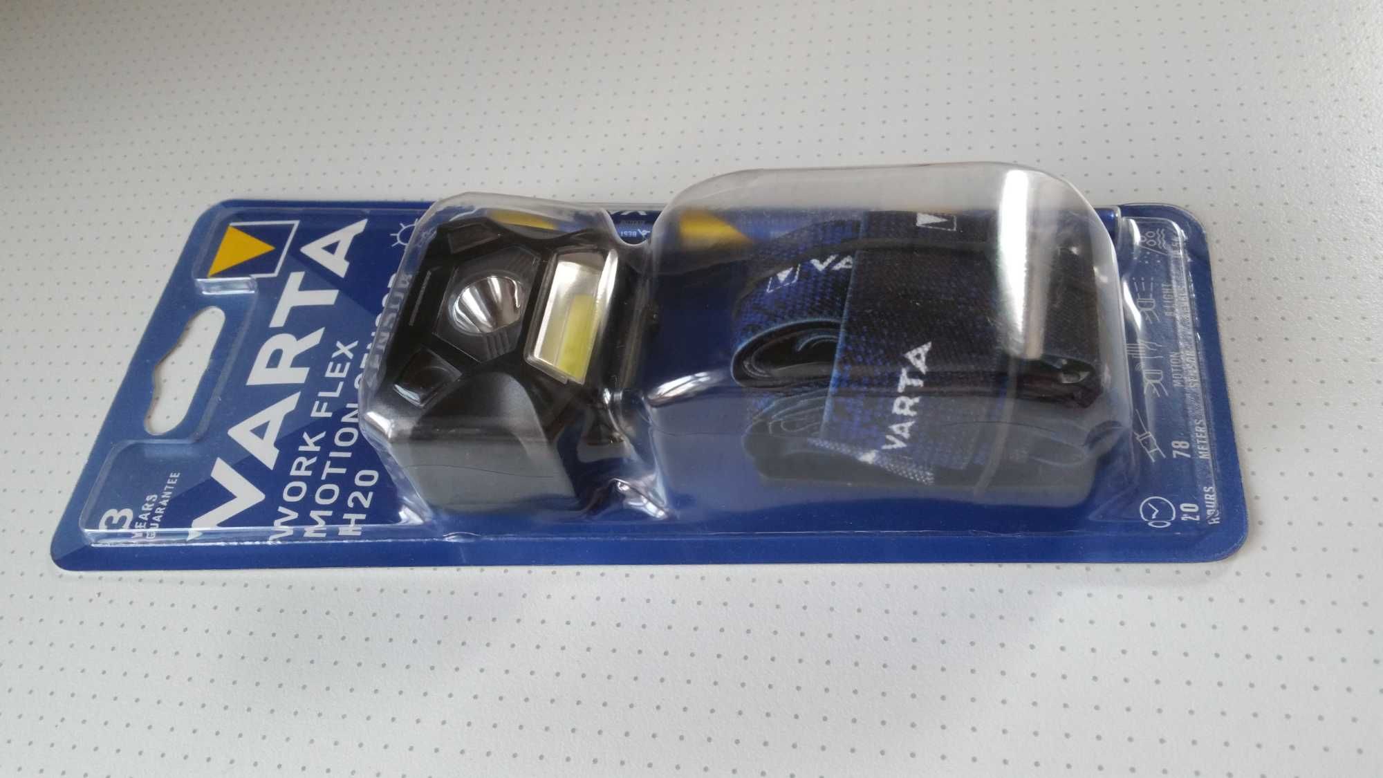 Налобний ліхтар Varta Work Flex Motion Sensor H20 з датчиком руху