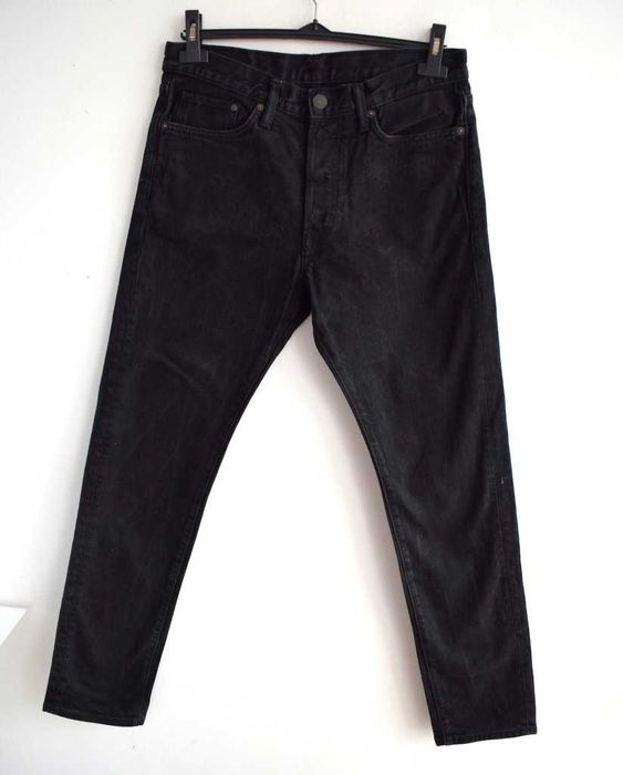 H&M w31 l32 s spodnie jeansy czarne slim