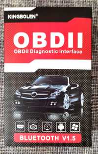 Автосканер OBD SCAN V1.5 Kingbolen Bluetooth для диагностики авто