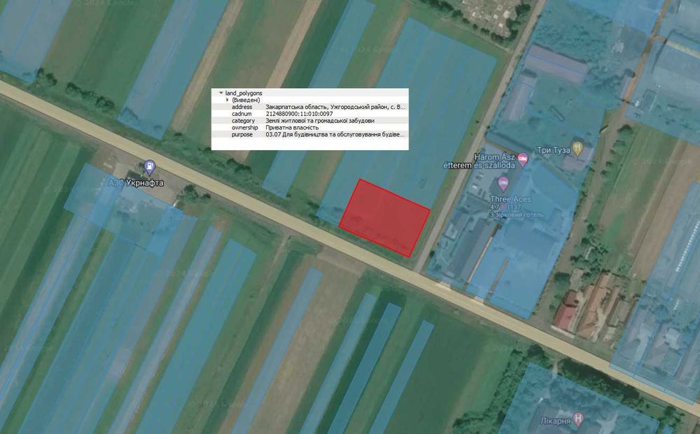 Продаж земельної ділянки с.Велика Добронь, ур."Малом" (авт. M-25)