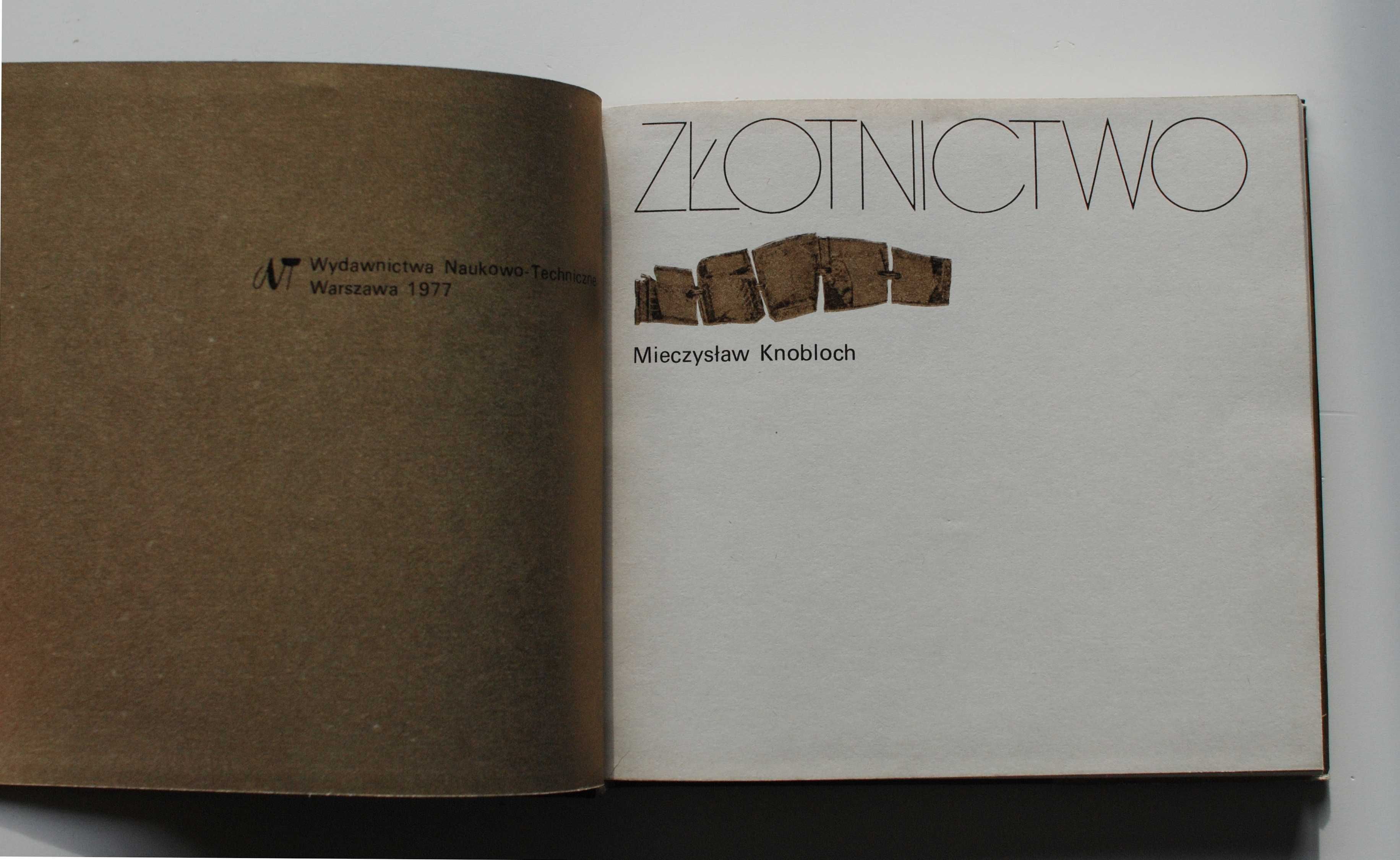 Złotnictwo. Mieczysław Knobloch