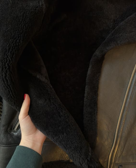 Натуральна дубленка-пілот